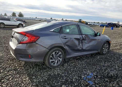 2017 Honda Civic Ex из США, поврежденный, VIN 2HGFC2F71HH574746